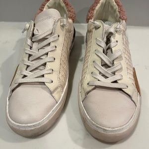 Dolce Vita Zina Sneaker with Faux Sherling Heel